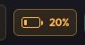 Low battery at 20%